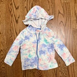 Cat & Jack Pastel Tie-Dye Hoodie
